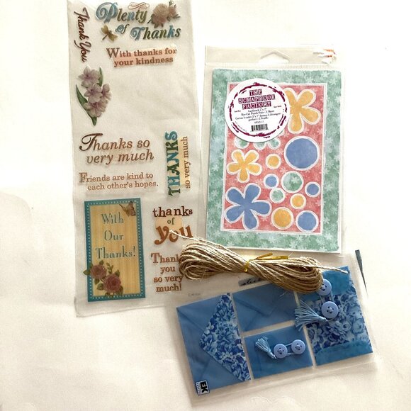 Bundle of Scrapbook Journaling Card Making Items Stickers Paper - Picture 8 of 8